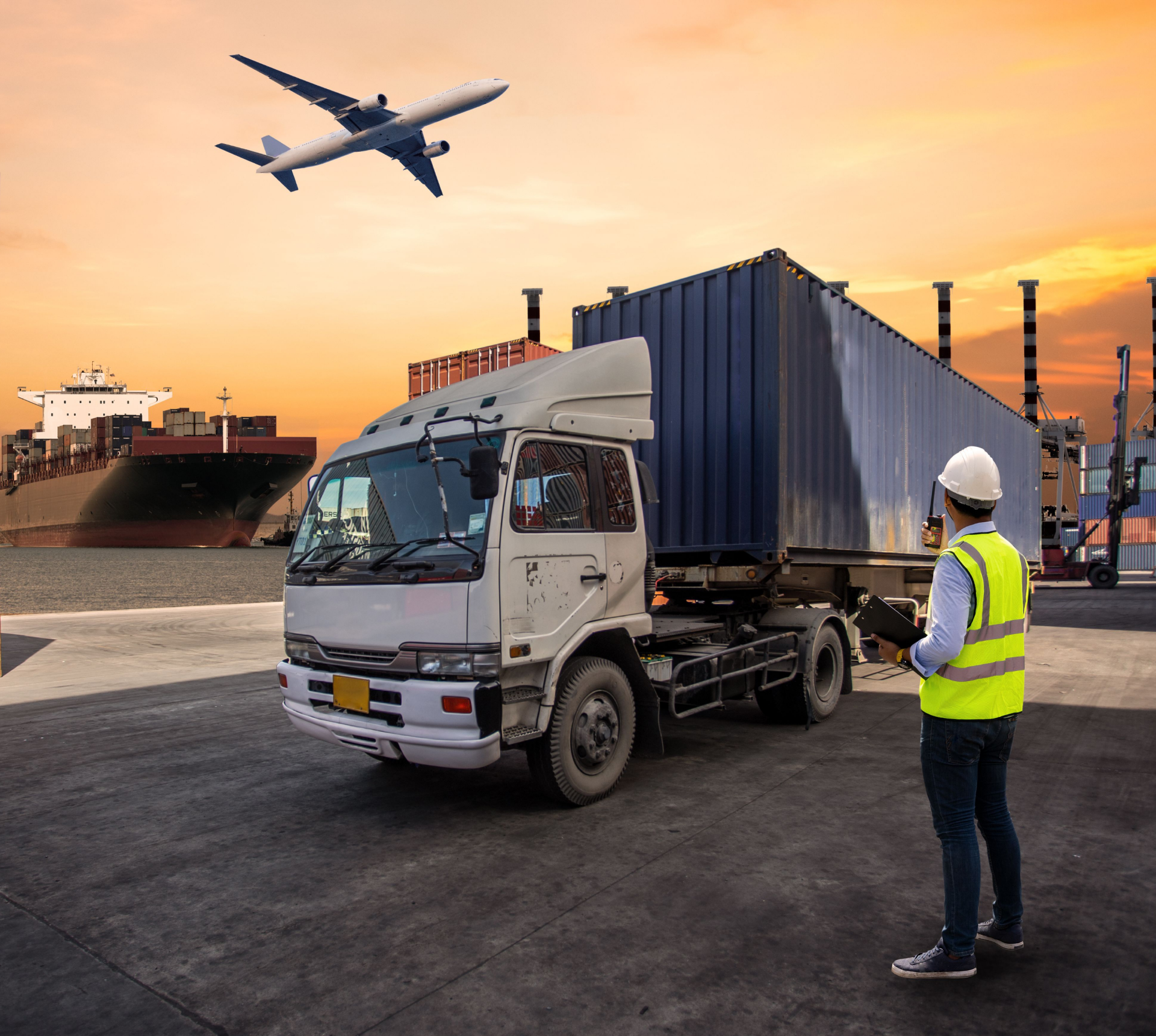 Trucker - Transport Courier & Logistics Html Template